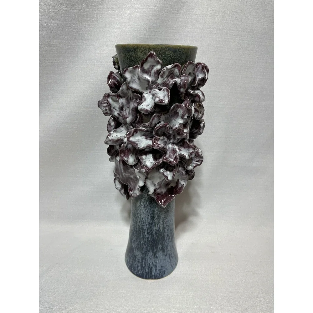 Matthew Solomon Glazed Ceramic Vase New York U.S. 2010 Signed Maison Gerard READ
